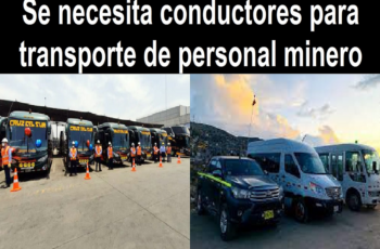 Se buscan conductores de autobuses mineros